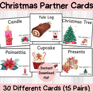 Koppelkaarten voor studentenpartners|Kerstpartnergroepskaarten|Beheer van gedrag in de klas|Resource voor leraren basisonderwijs|Kleine groepen
