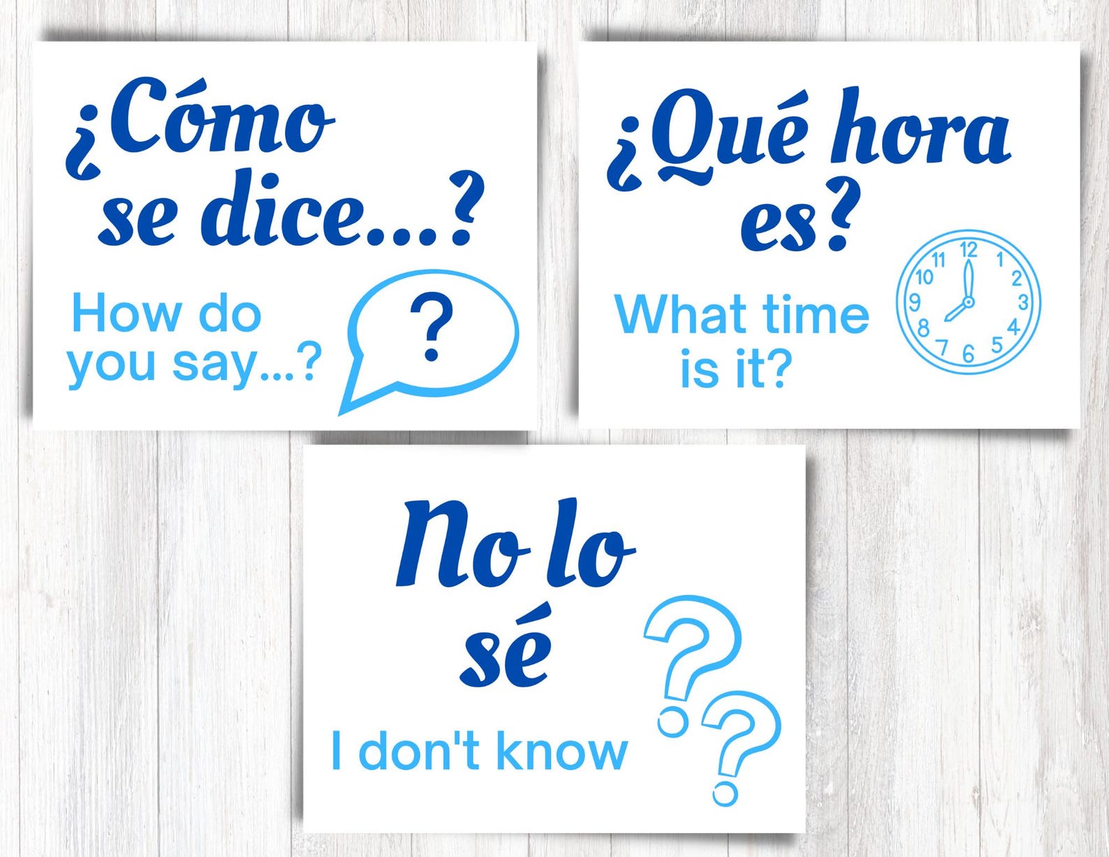 Spanish Classroom Phrases Poster Set: Bilingual Teacher Resources (PDF ...