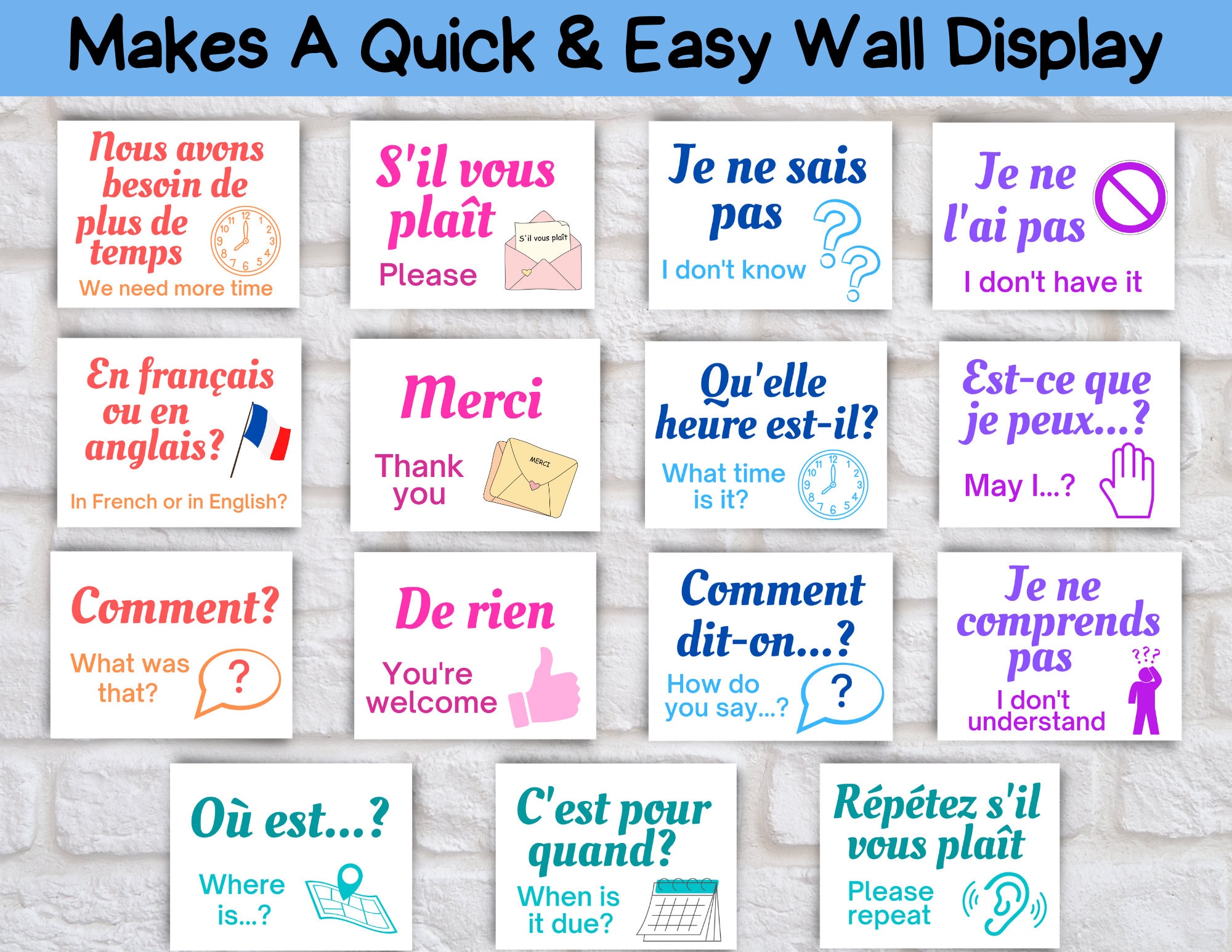 Common French Phrases Classroom Posters French Classroom Decorfrench common-french-phrases-classroom-posters-french-classroom-decorfrench