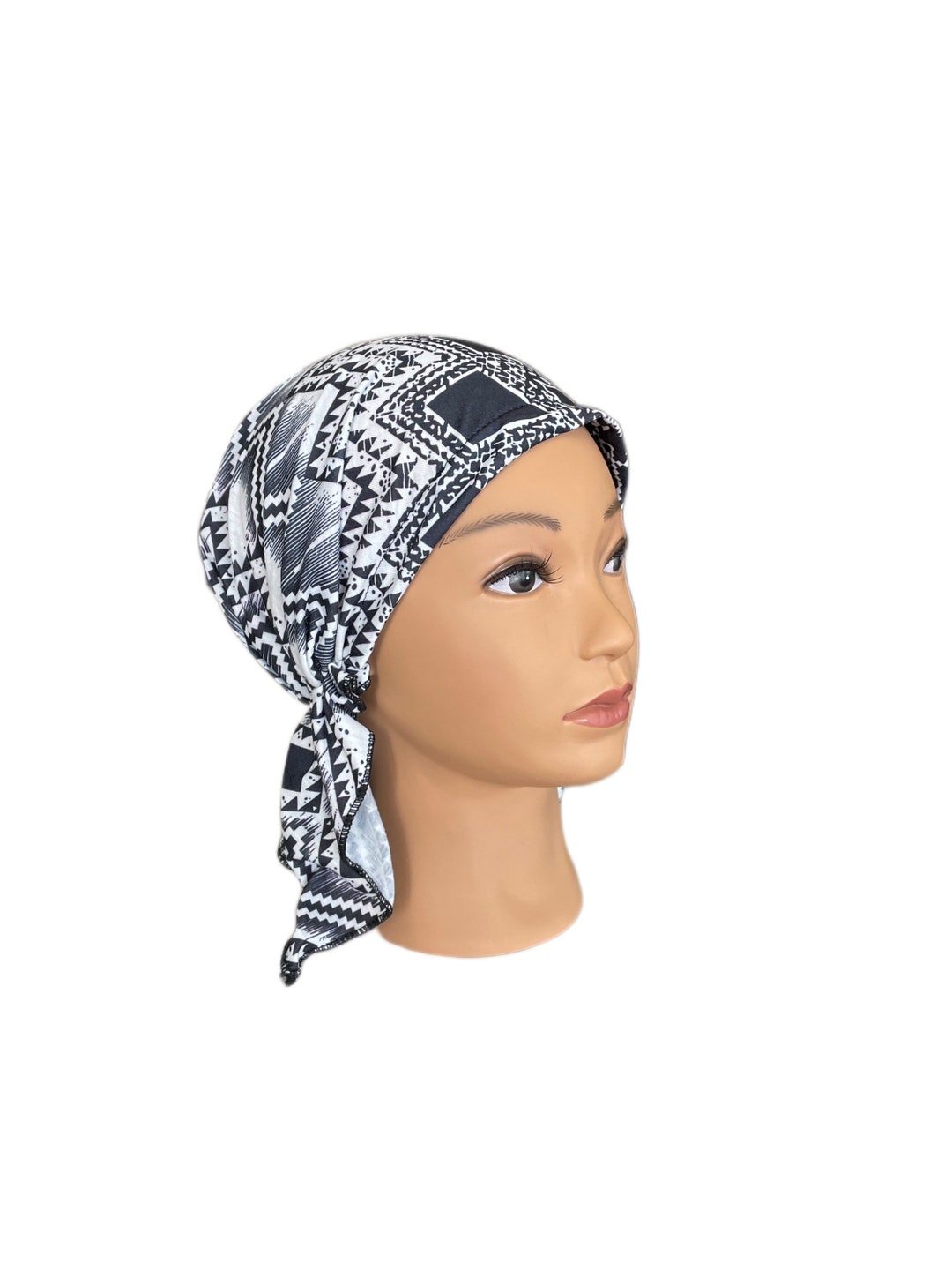 tied head scarves