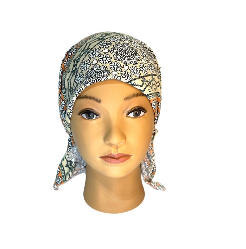 making head scarves for cancer patients
