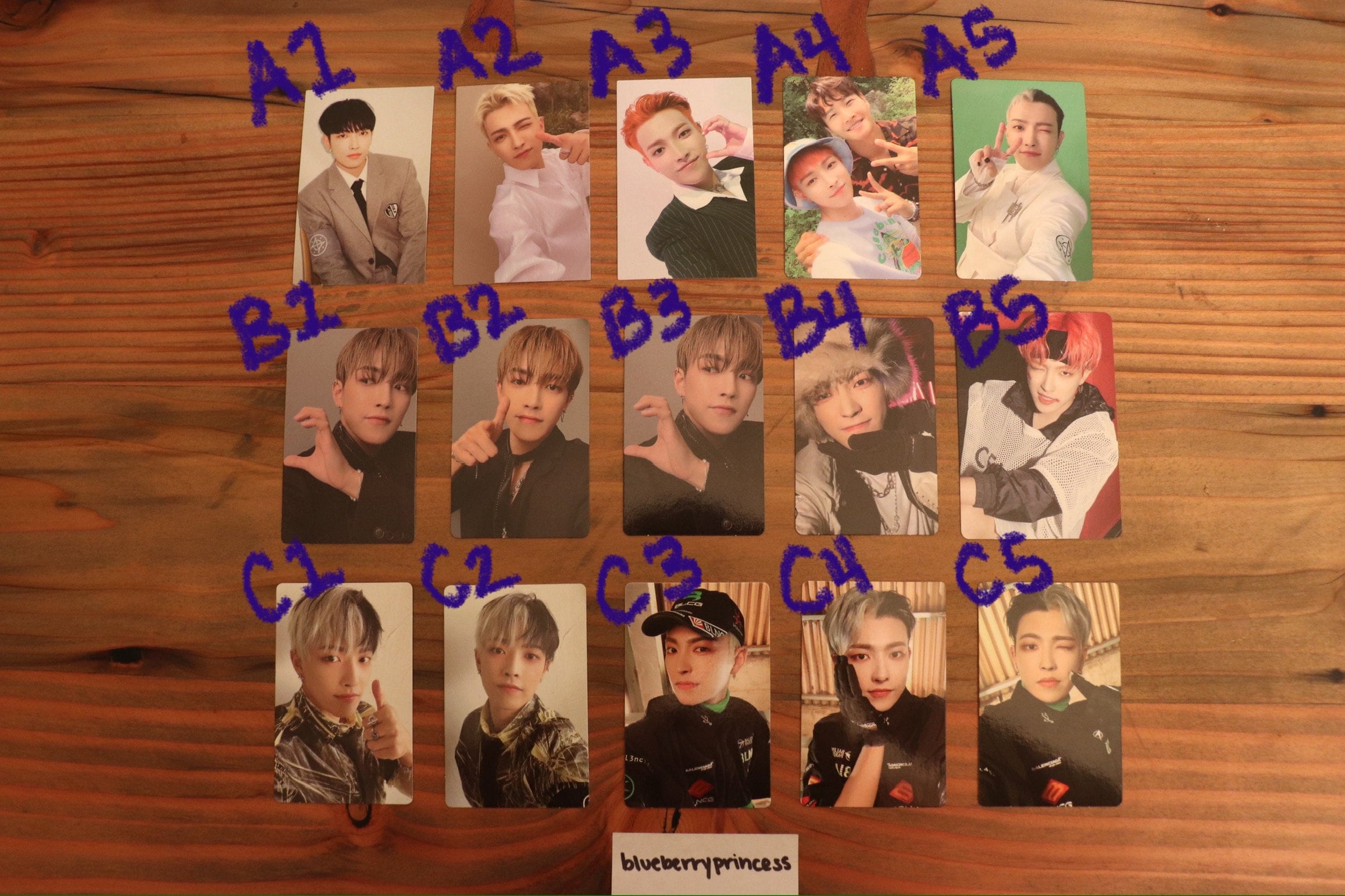 Official Ateez Album Photocards ~ HONGJOONG