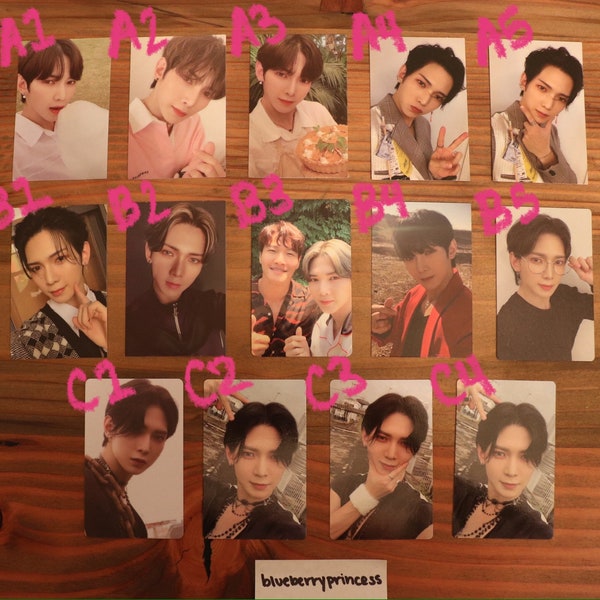 Official Ateez Album Photocards ~ YEOSANG