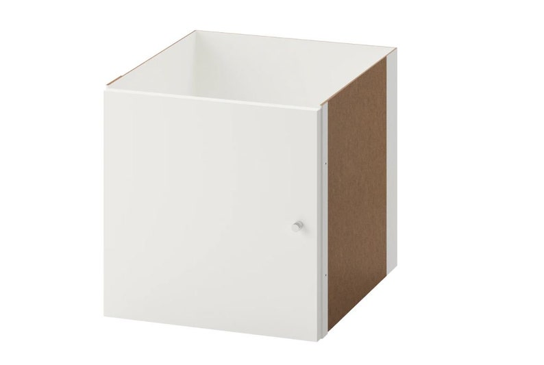 IKEA KALLAX Insert With 1 Door White Fits Expedit 13x13 Etsy