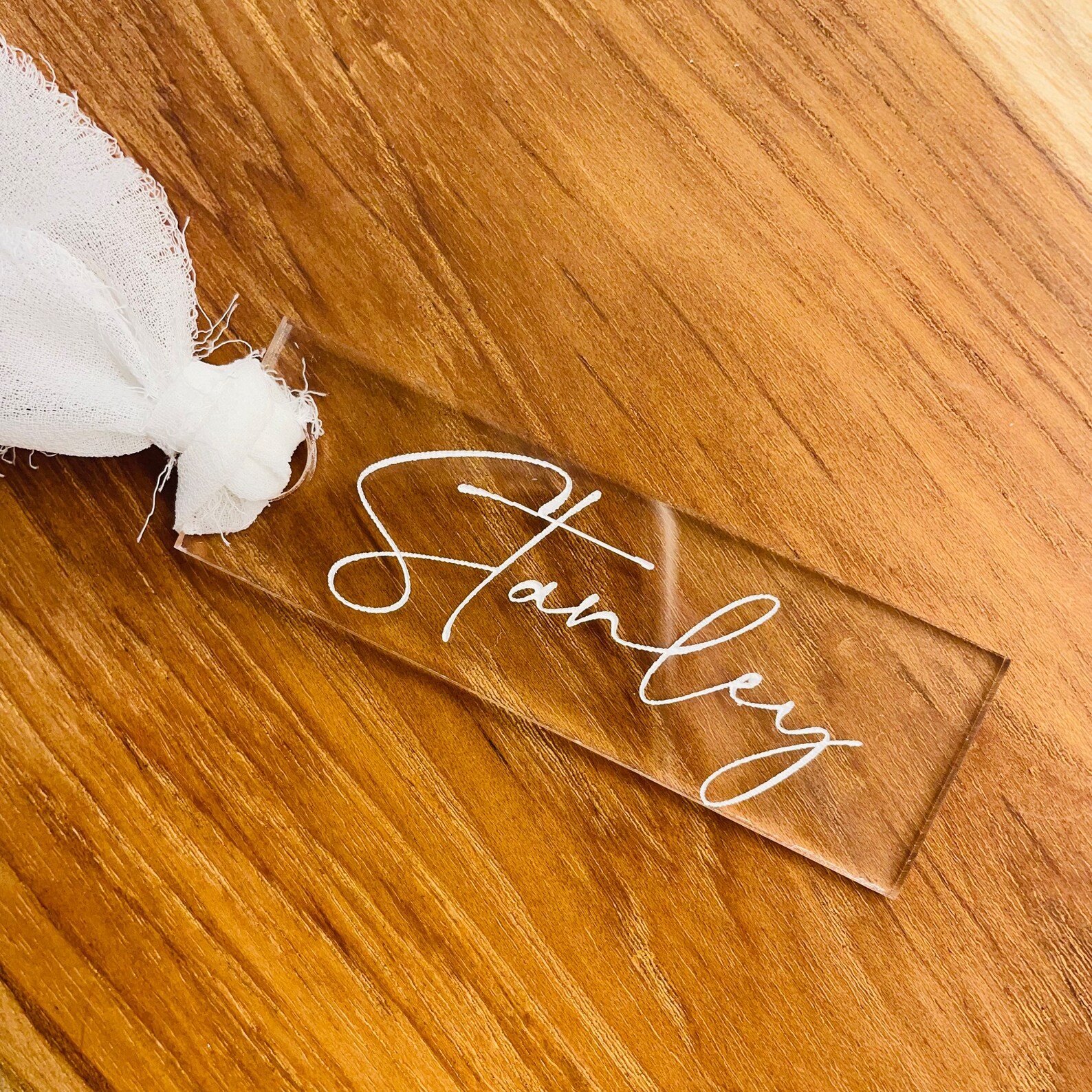 Custom Acrylic Place Card Custom Place Card Acrylic Name Etsy