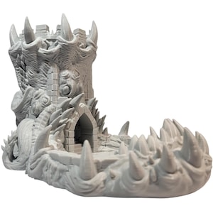 Mimic Monster Castle Dice Tower For D&D Or Other Board and Table Top Games