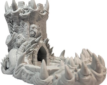 Mimic Monster Castle Würfelturm für D & D oder andere Brettspiele