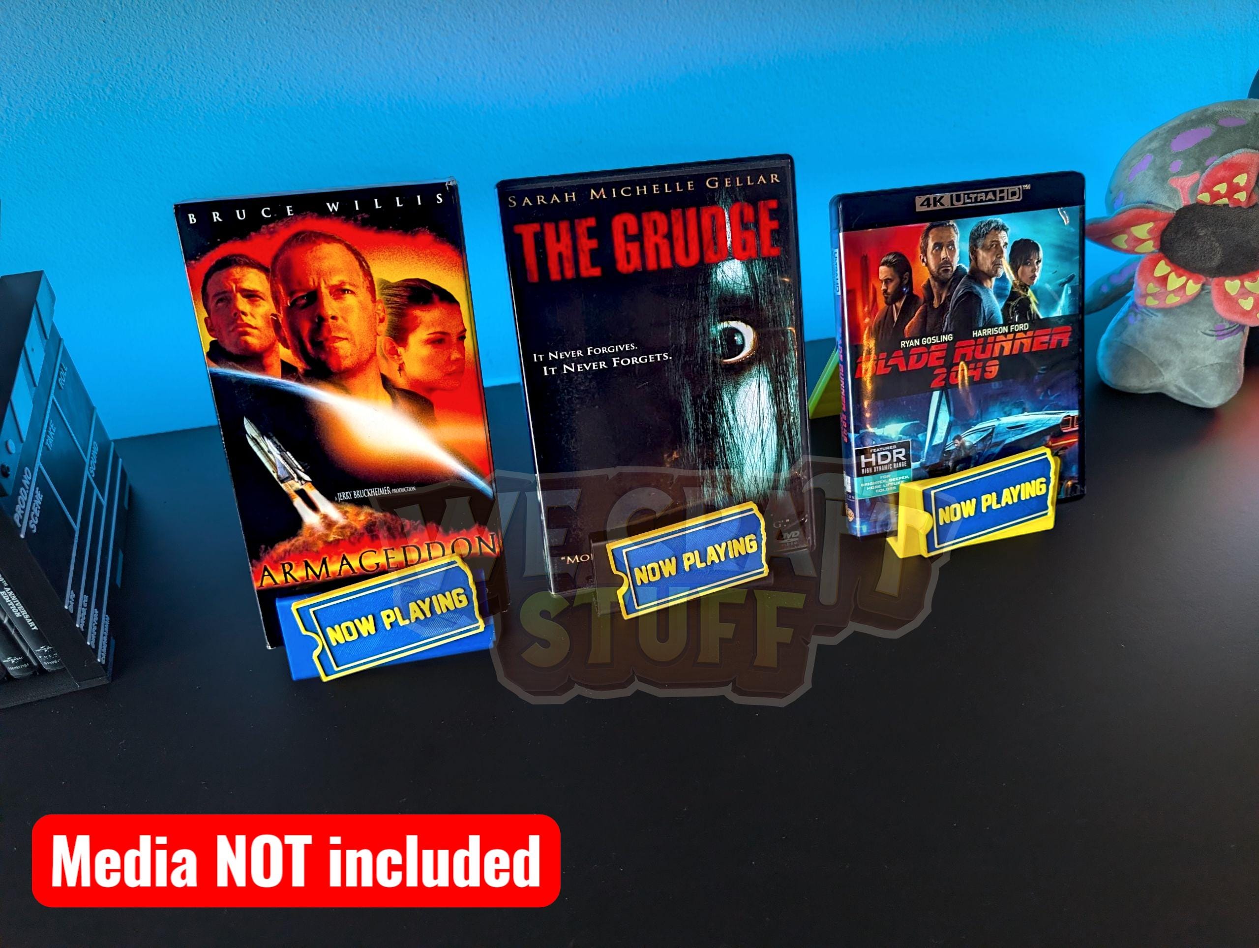 Retro Video Store Style Movie Display Stand – VHS, DVD, Blu-ray & Game ...