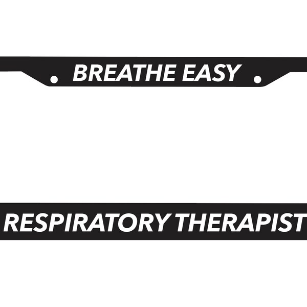 Respiratory Therapist License Plates Etsy