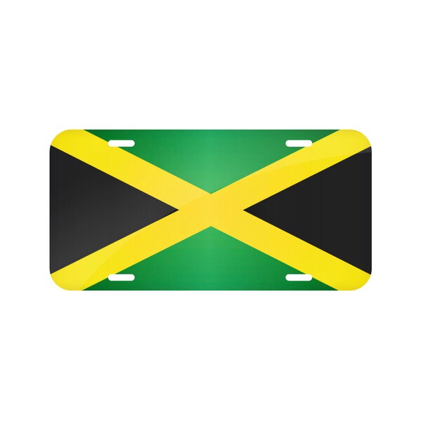 Black Rasta License Plate Frame Etsy