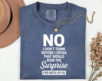 Funny Saying PNG, Surprise Quote Design (Digital Download)