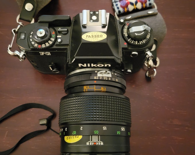 Nikon FG Camera Two Lenses Filter Flash Camera Bag Free Shipping Etsy