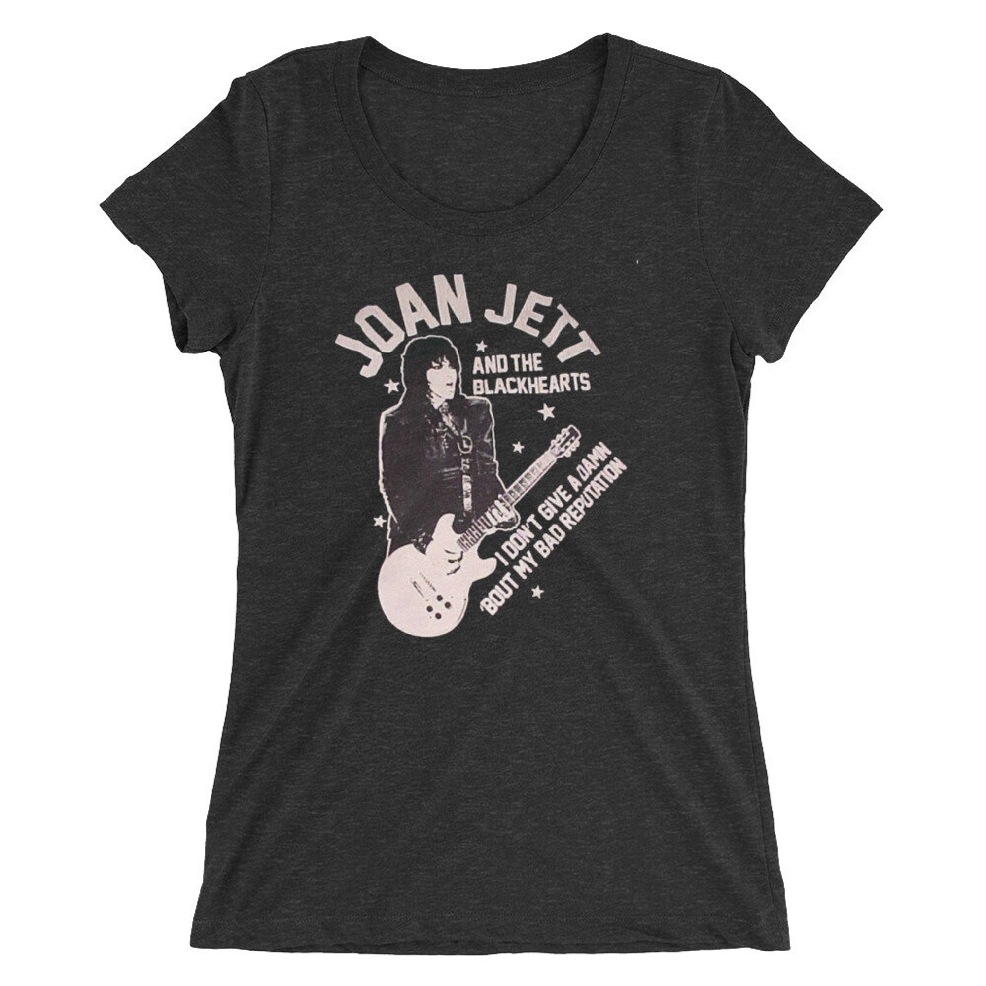 Discover Joan Jett Classic Punk Rock Music Damen Kurzrmeliges T-Shirt