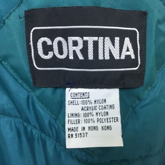 Vintage Womens Sz L Ski Jacket Cortina Puffer Coa… - image 10