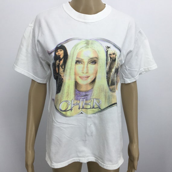 Womens Size L Concert TShirt Cher Living Proof Fa… - image 2