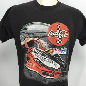 ヴィンテージ メンズ L READ Tシャツ コカコーラ NASCAR レーシング ウィンストン カップ 2000 モンテカルロ