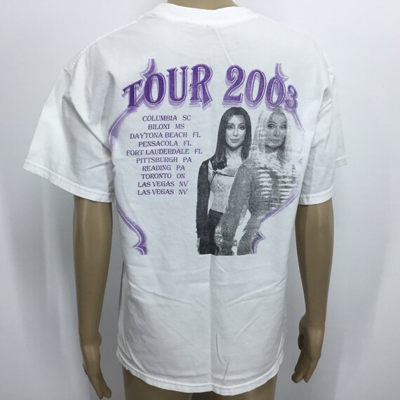 Womens Size L Concert TShirt Cher Living Proof Fa… - image 4