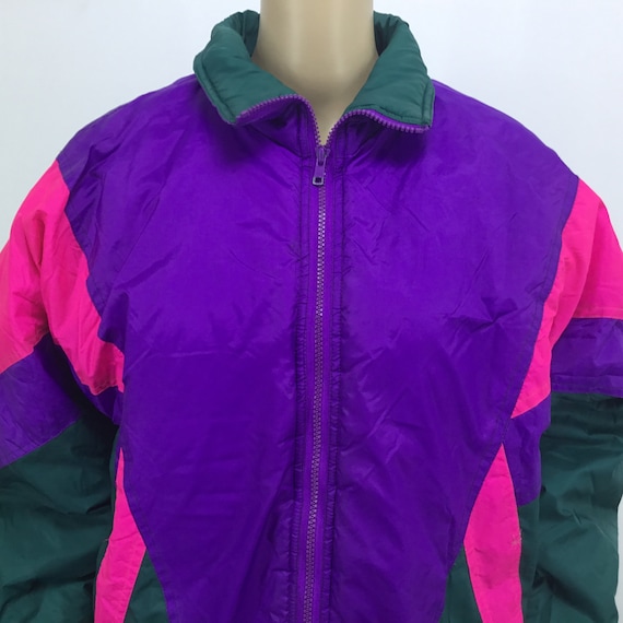 Vintage Womens Sz L Ski Jacket Cortina Puffer Coa… - image 1