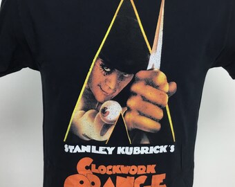 Vintage Sz S READ Tshirt Stanley Kubrick A Clockwork Orange Movie Alex Cult