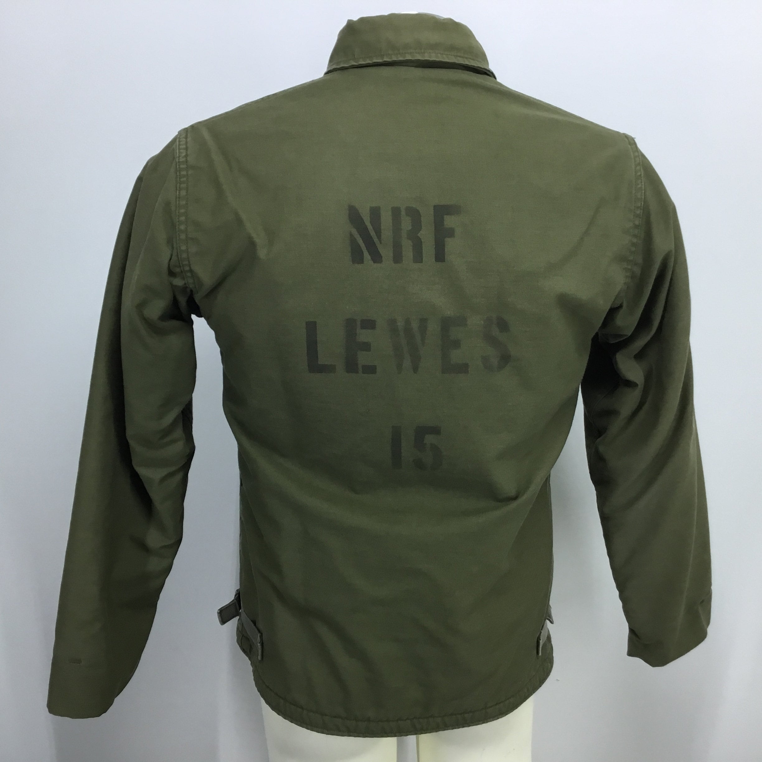 83 Vintage US Navy Cold Weather Permeable Deck Jacket Military NRF 