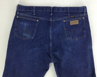 Vintage 42 X 33 READ Jeans WRANGLER High Waist 90er Jahre Denim Medium Wash Hose