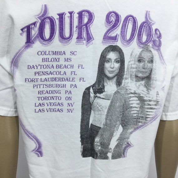 Womens Size L Concert TShirt Cher Living Proof Fa… - image 3