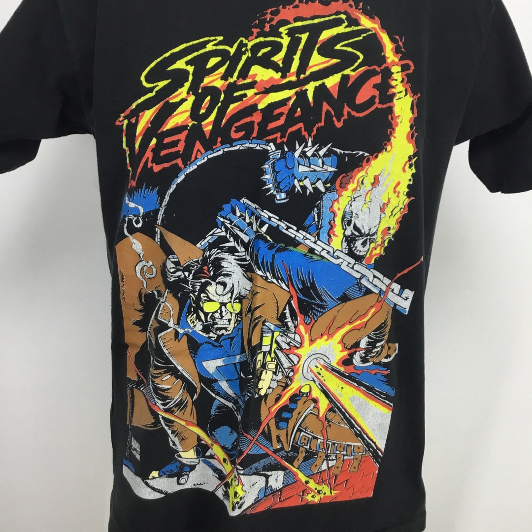 Vintage Sz Large READ Tshirt 1992 Spirits of Vengeance Ghost Rider