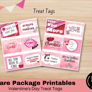 Valentinstag Leckerli Tags download, Valentinstag Geschenkanhänger