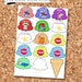 Ice Cream Chore Chart for Little Kids Daily Routine for Kids - Etsy