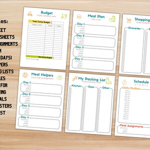 Young Women Girls Camp Planner, Girls Camp Leader Binder, LDS Youth ...