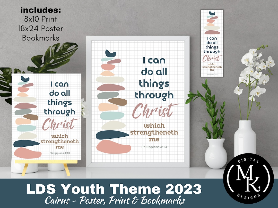 2023-lds-youth-theme-cairns-scripture-poster-print-etsy