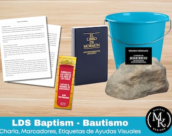 Baptism Talk in Spanish - Bautismo, Baptism Talk on the Holy Ghost, LDS Baptism Printables