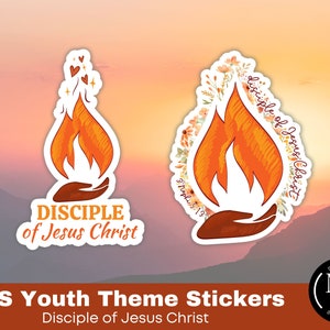 I am a Disciple of Jesus Christ, 2 Sticker choices, 2024 LDS Youth Theme, Waterproof Vinyl Sticker, Durable Decal