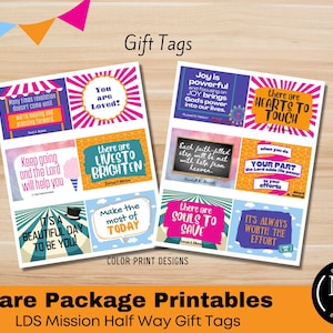 Missie Halverwege Kaarten Printables, Hump Day Halverwege, LDS Treat Tag-downloads
