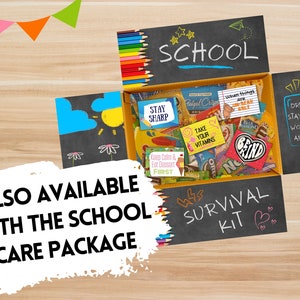 School Survival Cards Printables, College Survival Kit, Treat Tags ...