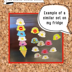 Ice Cream Chore Chart for Little Kids Daily Routine for Kids - Etsy