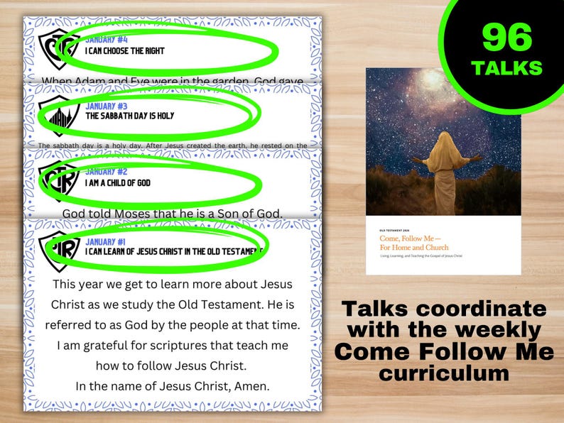 Lds Primary Scriptures LDS Primary Children Talks and Scriptures - 12 Months, 2026 Old ...