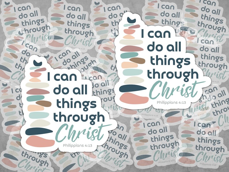 I can do all things through christ sticker 2023 lds youth etsy