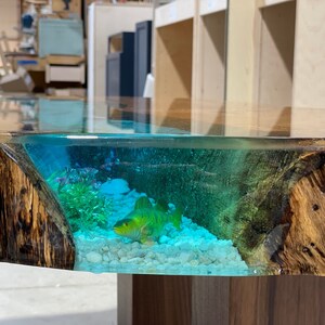 Aquarium tea table outlet