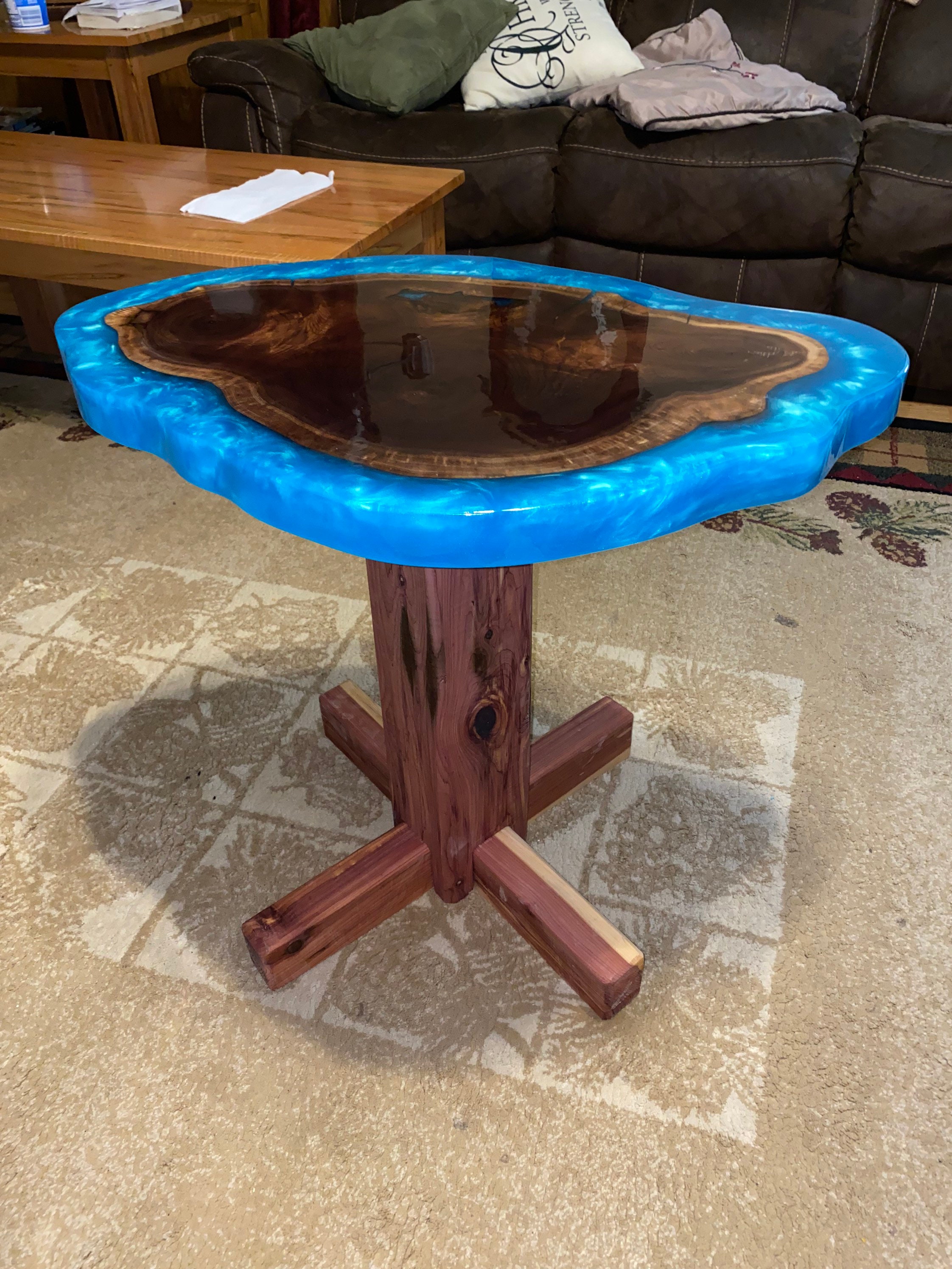 Custom 3D Fish Aquarium End Table/side Etsy