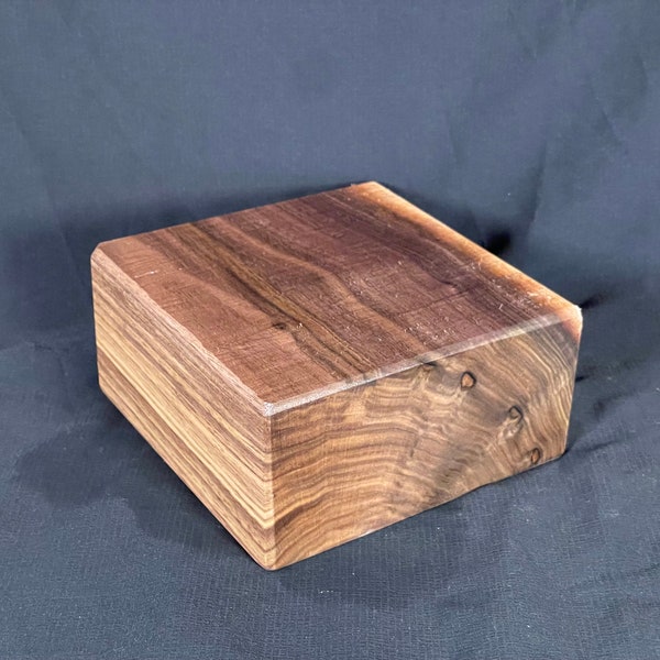 6”/6”/3”Indiana black walnut bowl, DIY turning plank/ lathe turning/walnut wood carving/wood block/wood turning blanks/wood lathe supply