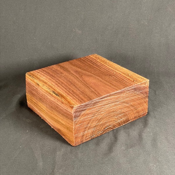 Walnut Dark Wood Turning Blank Wood Block 7” by 7” by 3” Bowl Blank Black Walnut Lathe Turning Wood Block DIY Craftmans Carving Blank