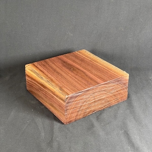 Cuenco de nogal negro de Indiana de 8” x 8” x 3”, pieza para tornear en bruto, bricolaje, torneado en torno