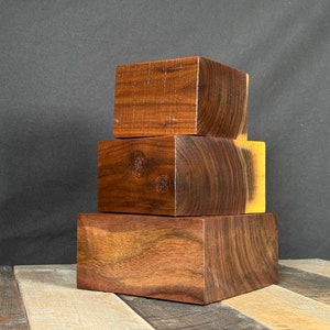 Walnut Bowl Turning Blanks Hardwood Blanks Dark Wood Carving Block Wood Turning Blanks Wood Block Bowl Turnig Custom Size