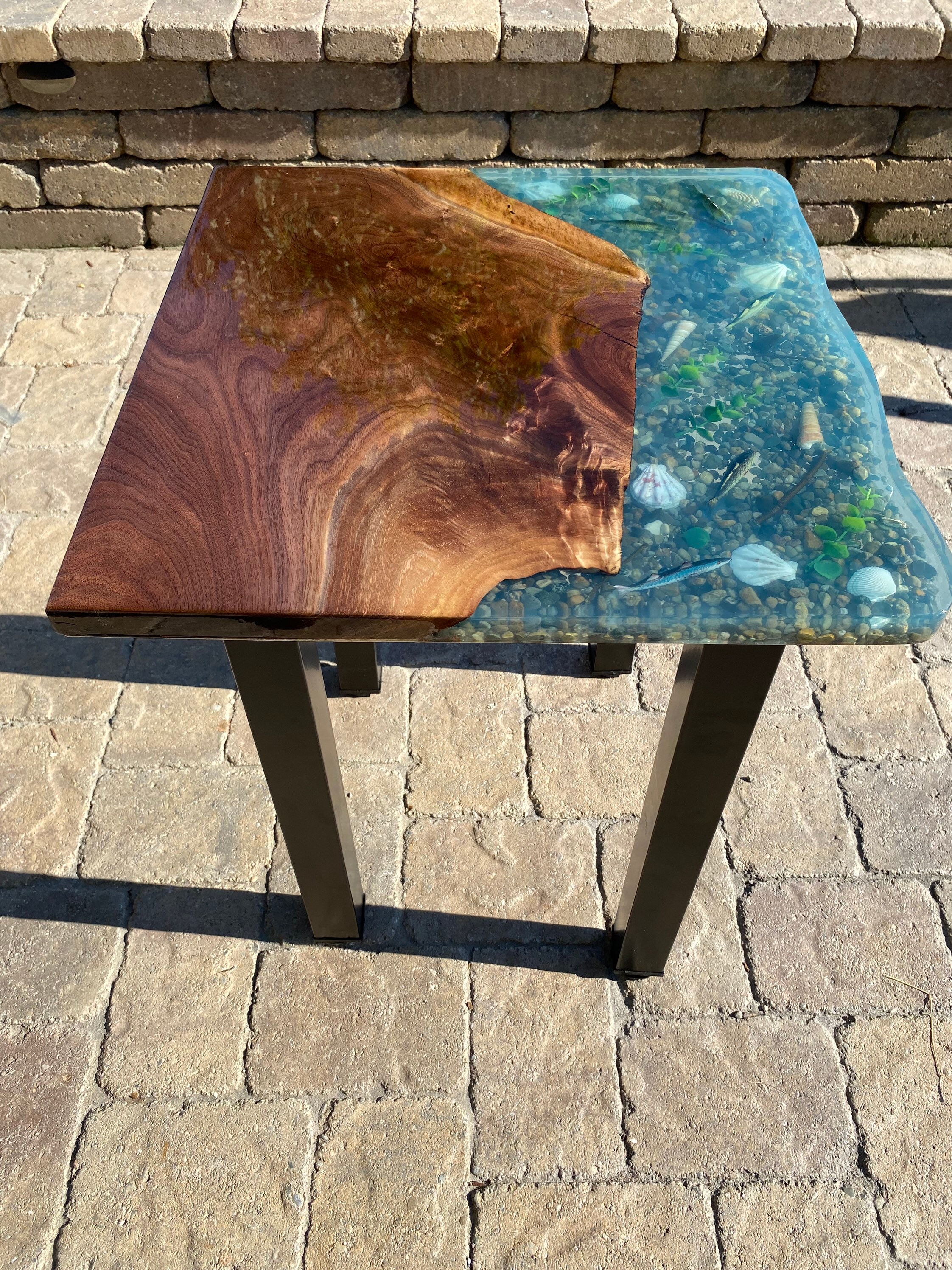 Custom 3D Fish Aquarium End Table/side Etsy