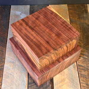 6”x6”x3” and 7”x7” 3” Indiana Black Walnut Bowl Value Pack DIY Turning Plank Lathe Turning Wood Lathe Chunks Wooden Vessel Turning Blank