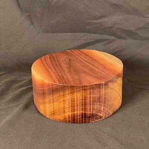 Circle Walnut Bowl Turning Blanks 7”by7”by3”  Blanks Dark Wood Carving Block Wood Turning Blanks Wood Block Bowl Turnig