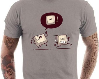 T-shirt geek homme - Ctrl and Escape