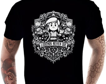 T-shirt Geek Homme - Legends Never Die - Zelda