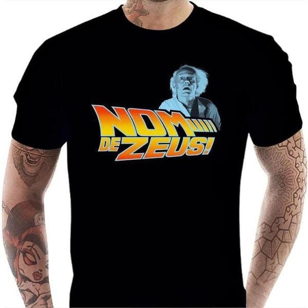 T-shirt geek homme - Nom de Zeus - tshirt retour vers le futur